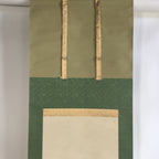 Japanese Hanging Scroll Vtg Kakejiku Kakemono Painting Two Chickens SC641