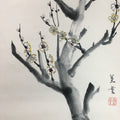 Japanese Hanging Scroll Vtg Kakejiku Kakemono Plum Blossom SC712