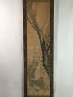 Japanese Hanging Scroll Vtg Kakejiku Kakemono Plum Blossom SC755