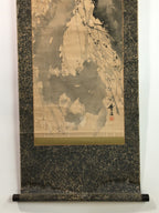 Japanese Hanging Scroll Vtg Kakejiku Kakemono Plum Blossom SC755