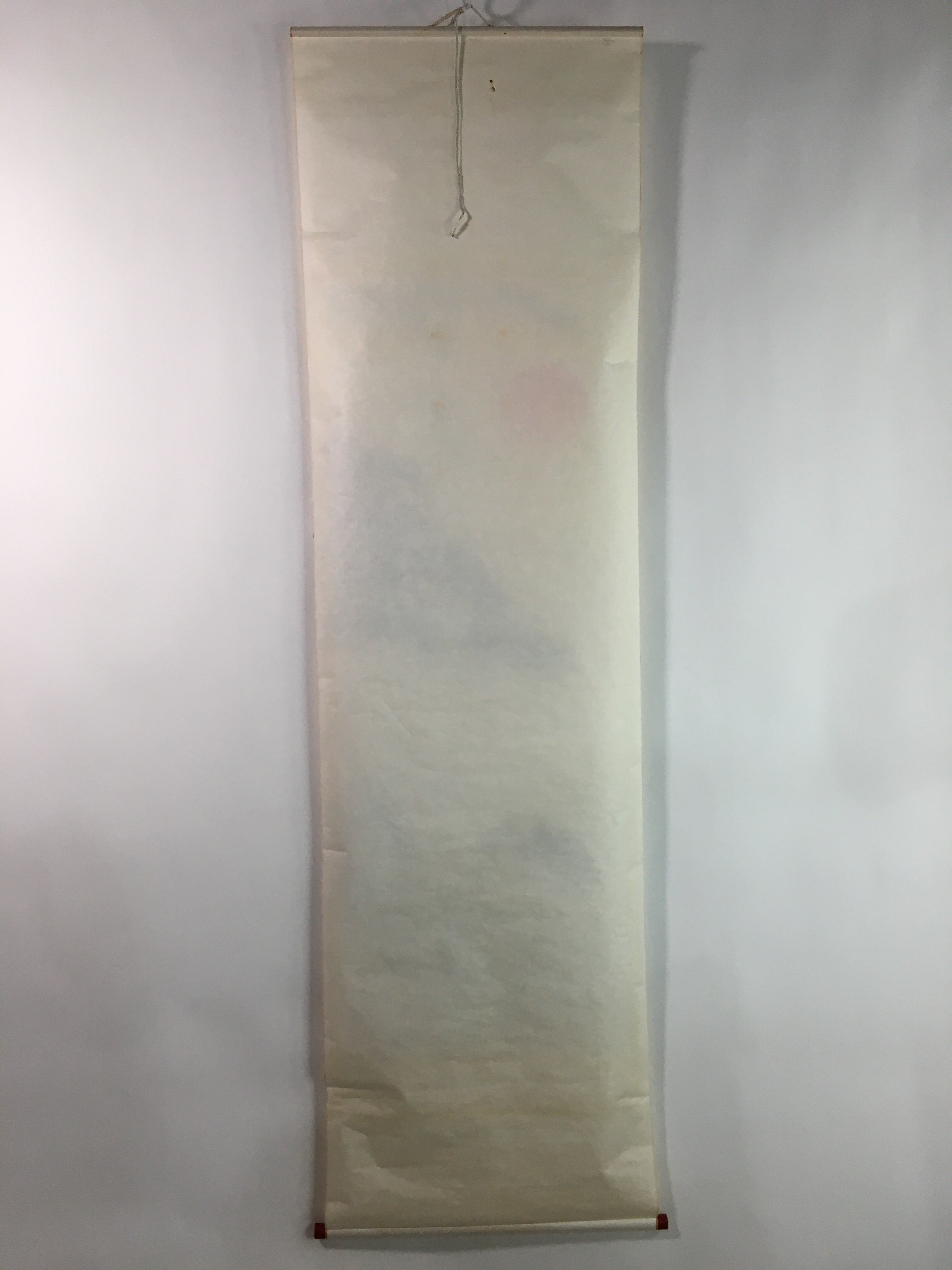 Japanese Hanging Scroll Vtg Kakejiku Kakemono Rabbit Pine Tree Sun SC752