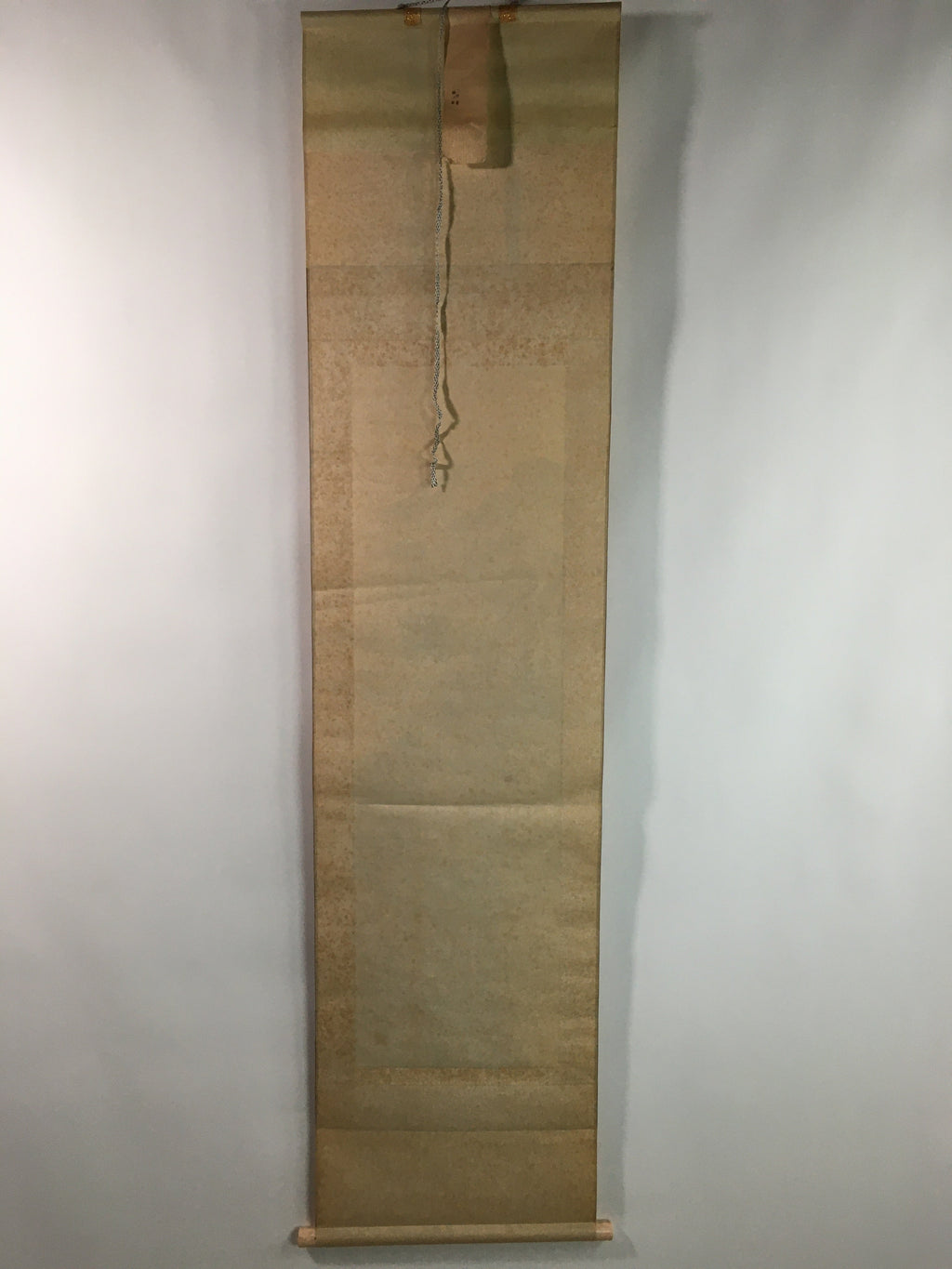 Japanese Hanging Scroll Vtg Kakejiku Kakemono Sansui Mountain River Stream SC710