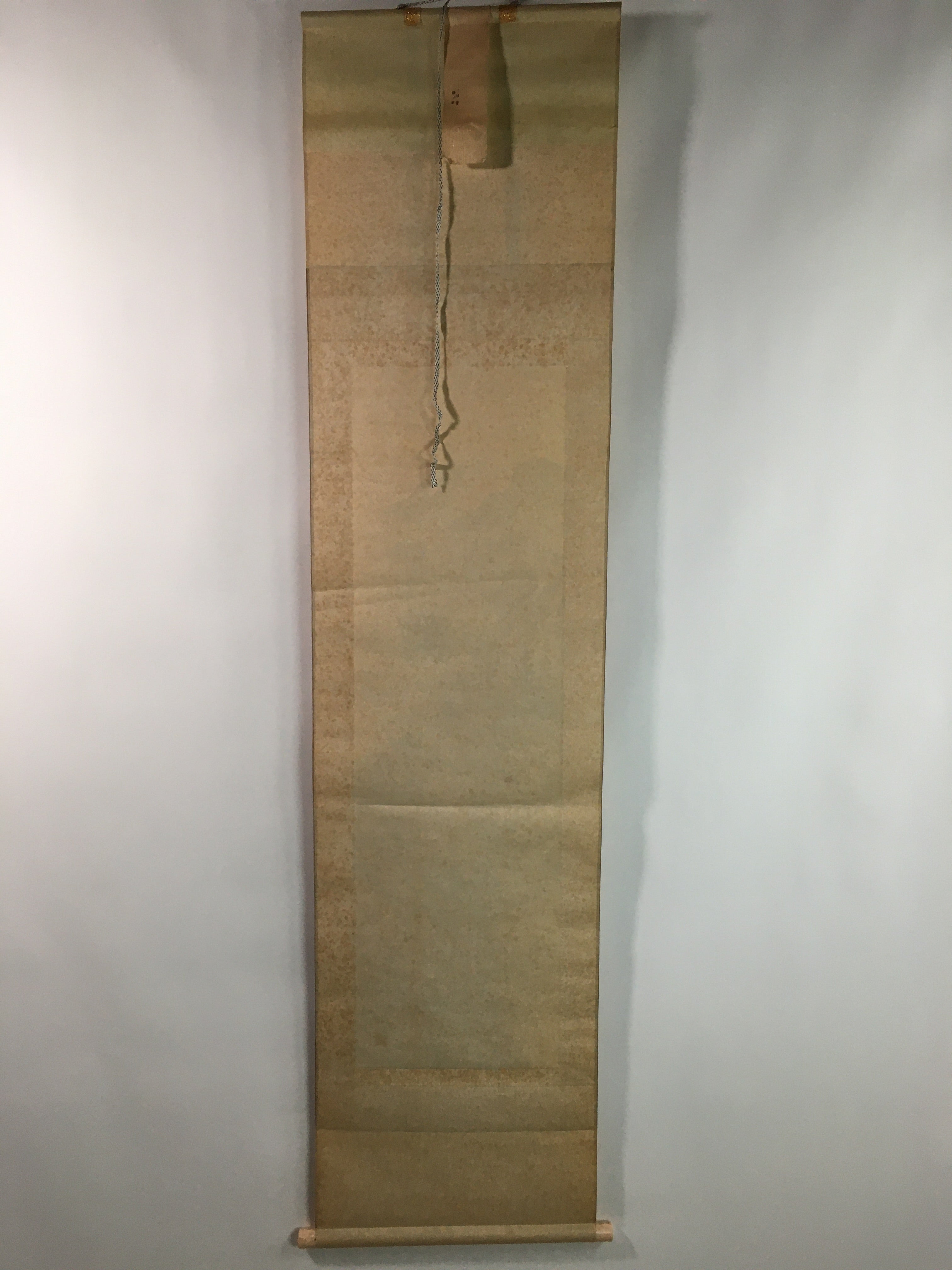 Japanese Hanging Scroll Vtg Kakejiku Kakemono Sansui Mountain River Stream SC710