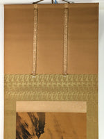 Japanese Hanging Scroll Vtg Kakejiku Kakemono Tiger Painting SC737