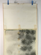 Japanese Hanging Scroll Vtg Kakejiku Kakemono Tiger Painting SC753