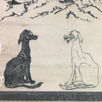 Japanese Hanging Scroll Vtg Kakejiku Kakemono Yamato Takeru SC733
