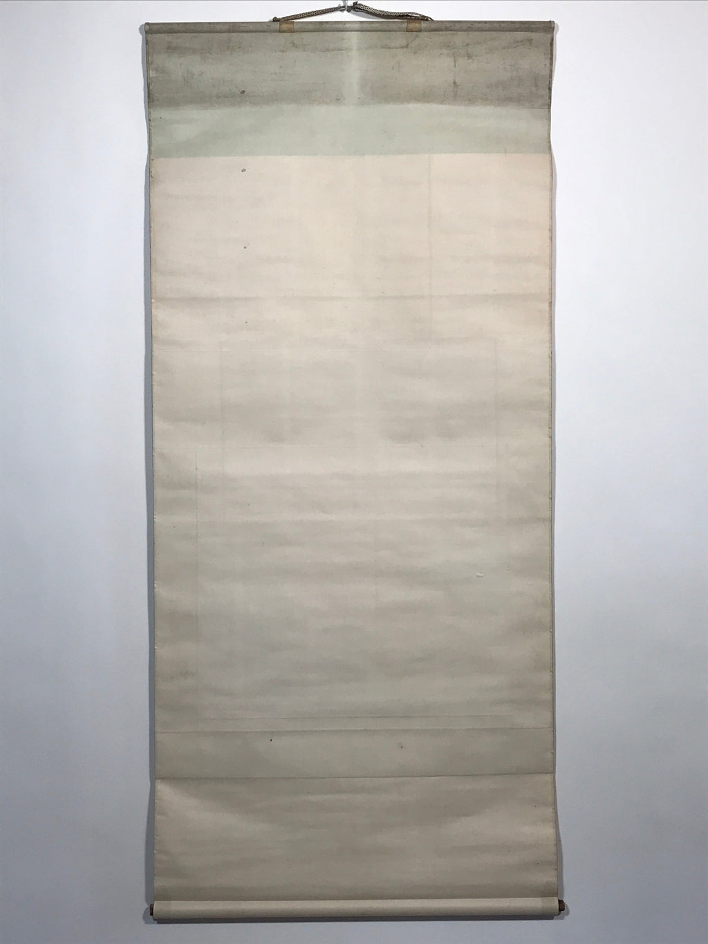 Japanese Hanging Scroll White Heron On A Boat Picture Kakejiku Kakemono SC788