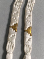 Japanese Haori-Himo Pair Kimono Accessory Silk Kumihimo Vtg 17.5cm Rope OJ155