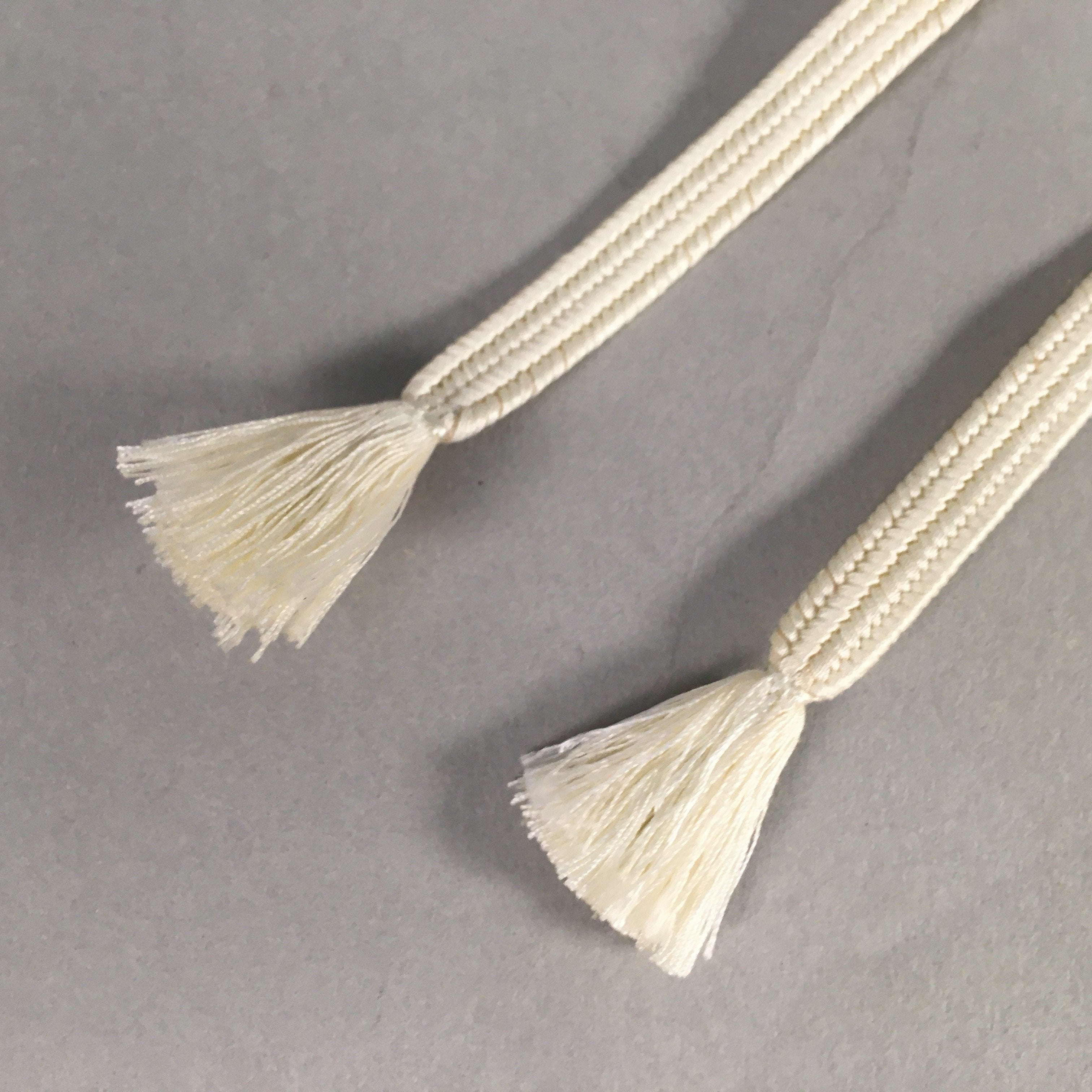 Japanese Haori-Himo Pair Kimono Accessory Silk Kumihimo Vtg 17.5cm Rope OJ160