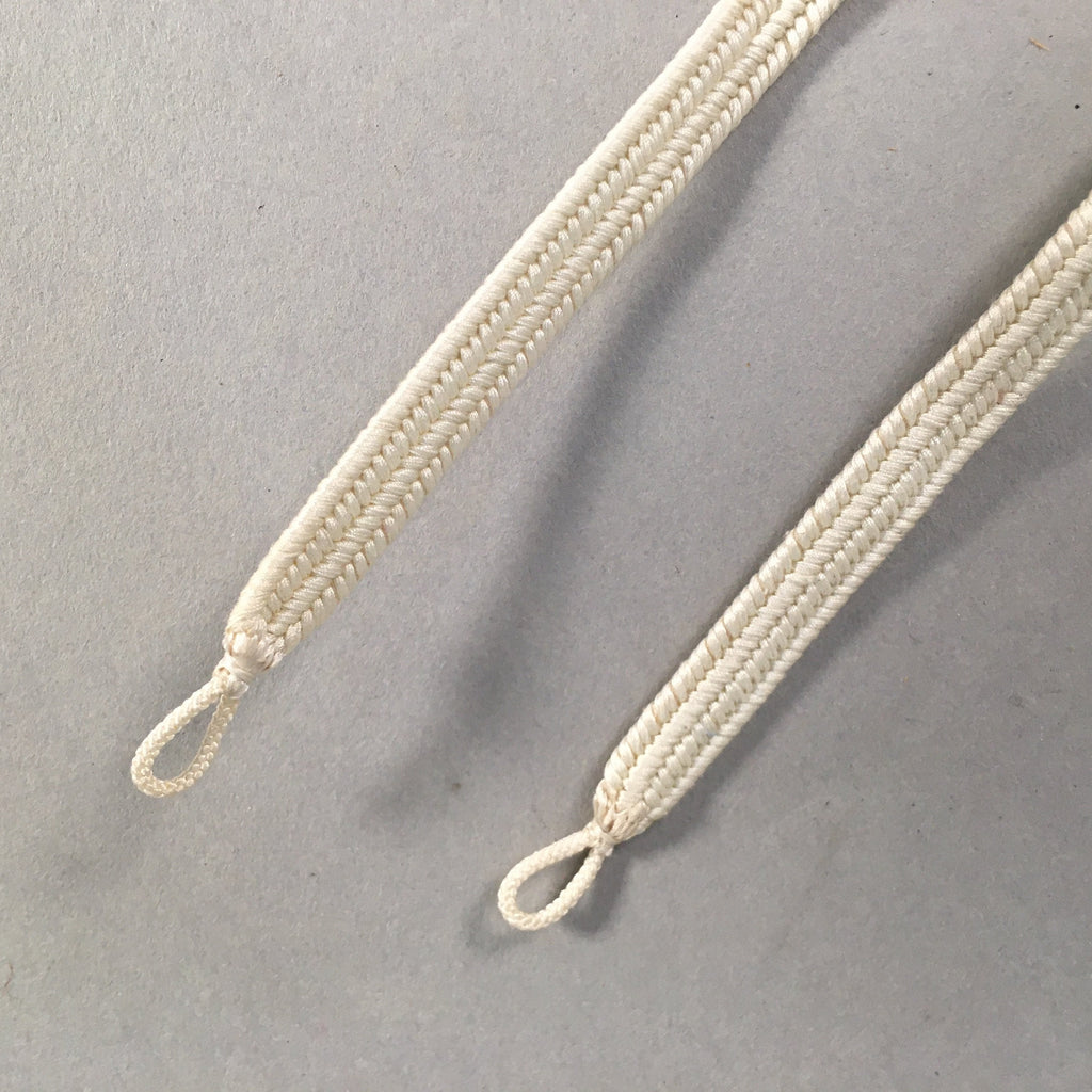 Japanese Haori-Himo Pair Kimono Accessory Silk Kumihimo Vtg 17.5cm Rope OJ160