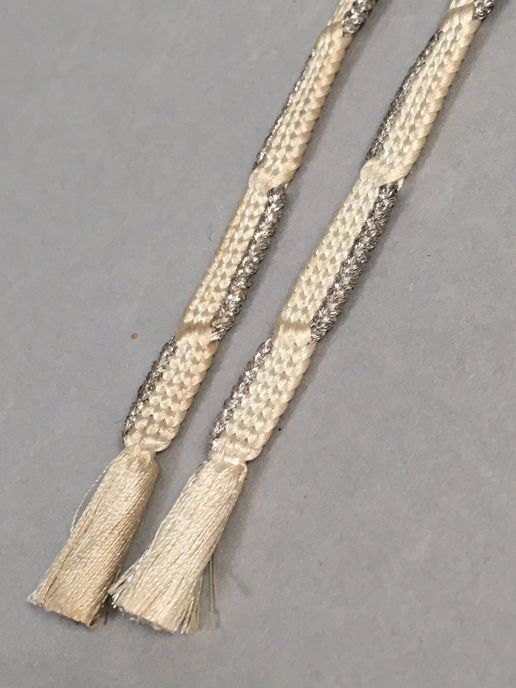 Japanese Haori-Himo Pair Kimono Accessory Silk Kumihimo Vtg 17cm Rope OJ157