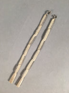 Japanese Haori-Himo Pair Kimono Accessory Silk Kumihimo Vtg 17cm Rope OJ157