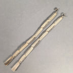 Japanese Haori-Himo Pair Kimono Accessory Silk Kumihimo Vtg 17cm Rope OJ157