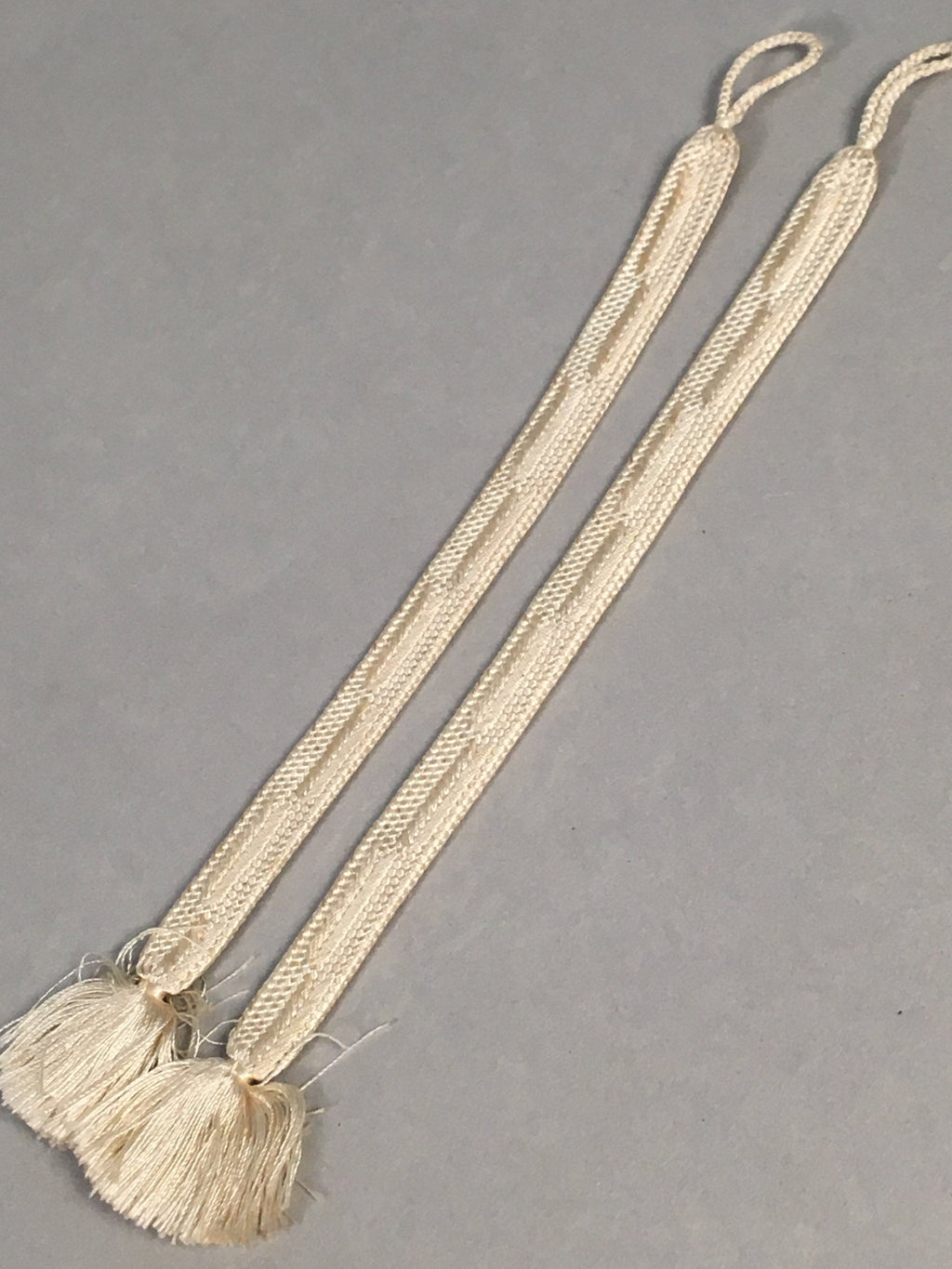 Japanese Haori-Himo Pair Kimono Accessory Silk Kumihimo Vtg 18.5cm Rope OJ156