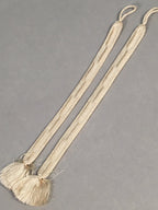 Japanese Haori-Himo Pair Kimono Accessory Silk Kumihimo Vtg 18.5cm Rope OJ156