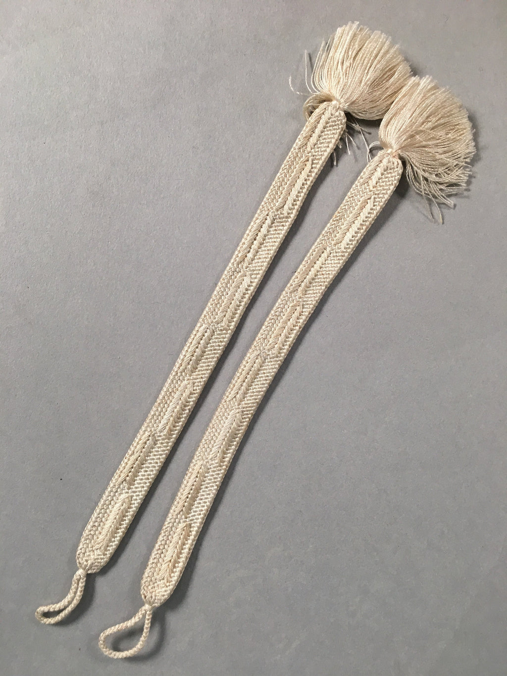 Japanese Haori-Himo Pair Kimono Accessory Silk Kumihimo Vtg 18.5cm Rope OJ156