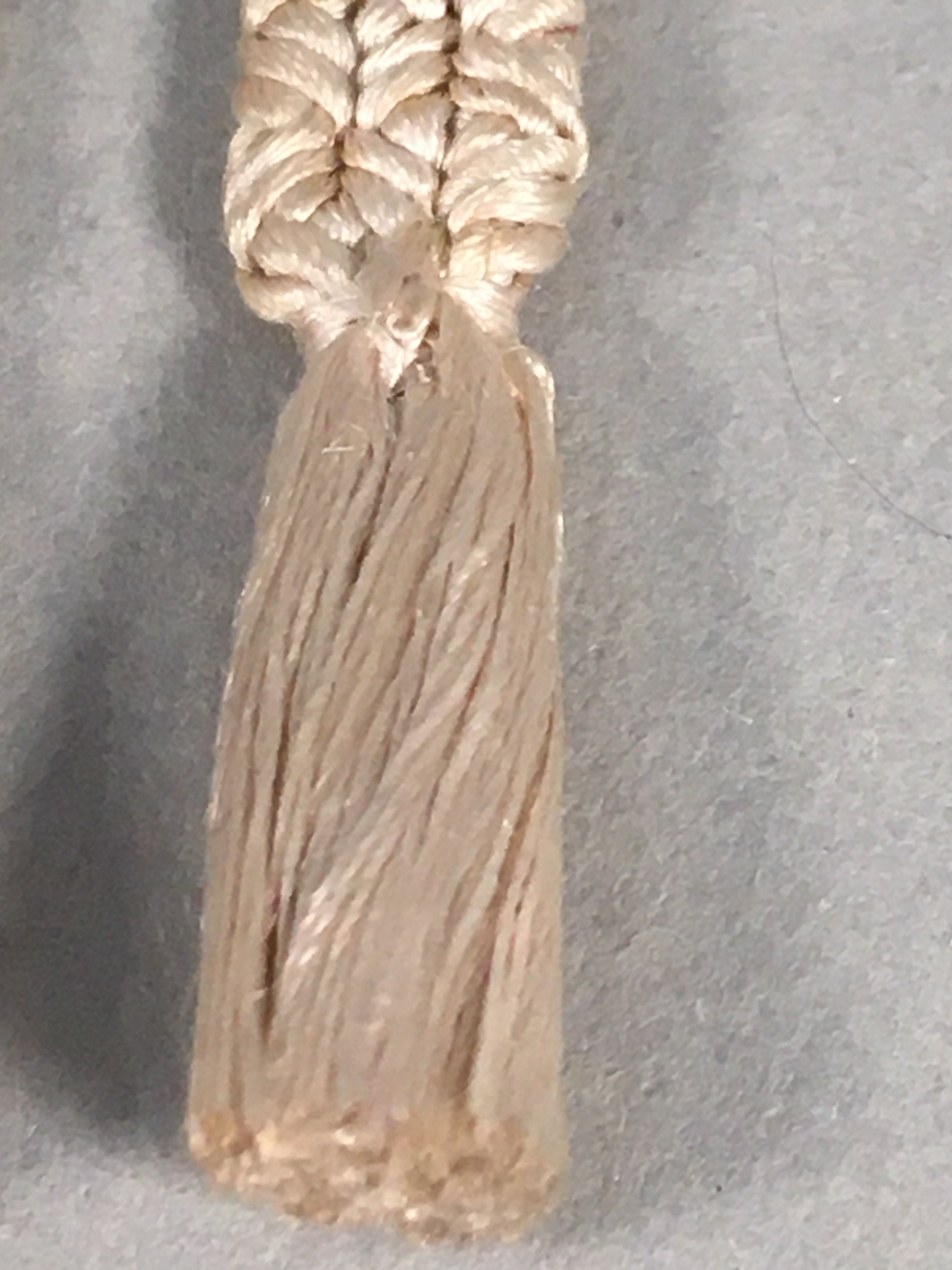 Japanese Haori-Himo Pair Kimono Accessory Silk Kumihimo Vtg 18cm Rope OJ153