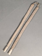 Japanese Haori-Himo Pair Kimono Accessory Silk Kumihimo Vtg 18cm Rope OJ153
