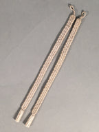 Japanese Haori-Himo Pair Kimono Accessory Silk Kumihimo Vtg 18cm Rope OJ153