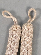 Japanese Haori-Himo Pair Kimono Accessory Silk Kumihimo Vtg 18cm Rope OJ153