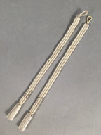 Japanese Haori-Himo Pair Kimono Accessory Silk Kumihimo Vtg 18cm Rope OJ158