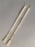 Japanese Haori-Himo Pair Kimono Accessory Silk Kumihimo Vtg 18cm Rope OJ158