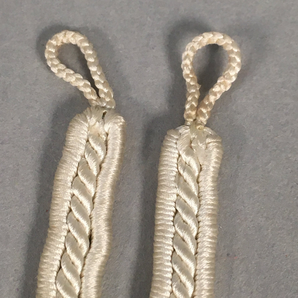 Japanese Haori-Himo Pair Kimono Accessory Silk Kumihimo Vtg 18cm Rope OJ158