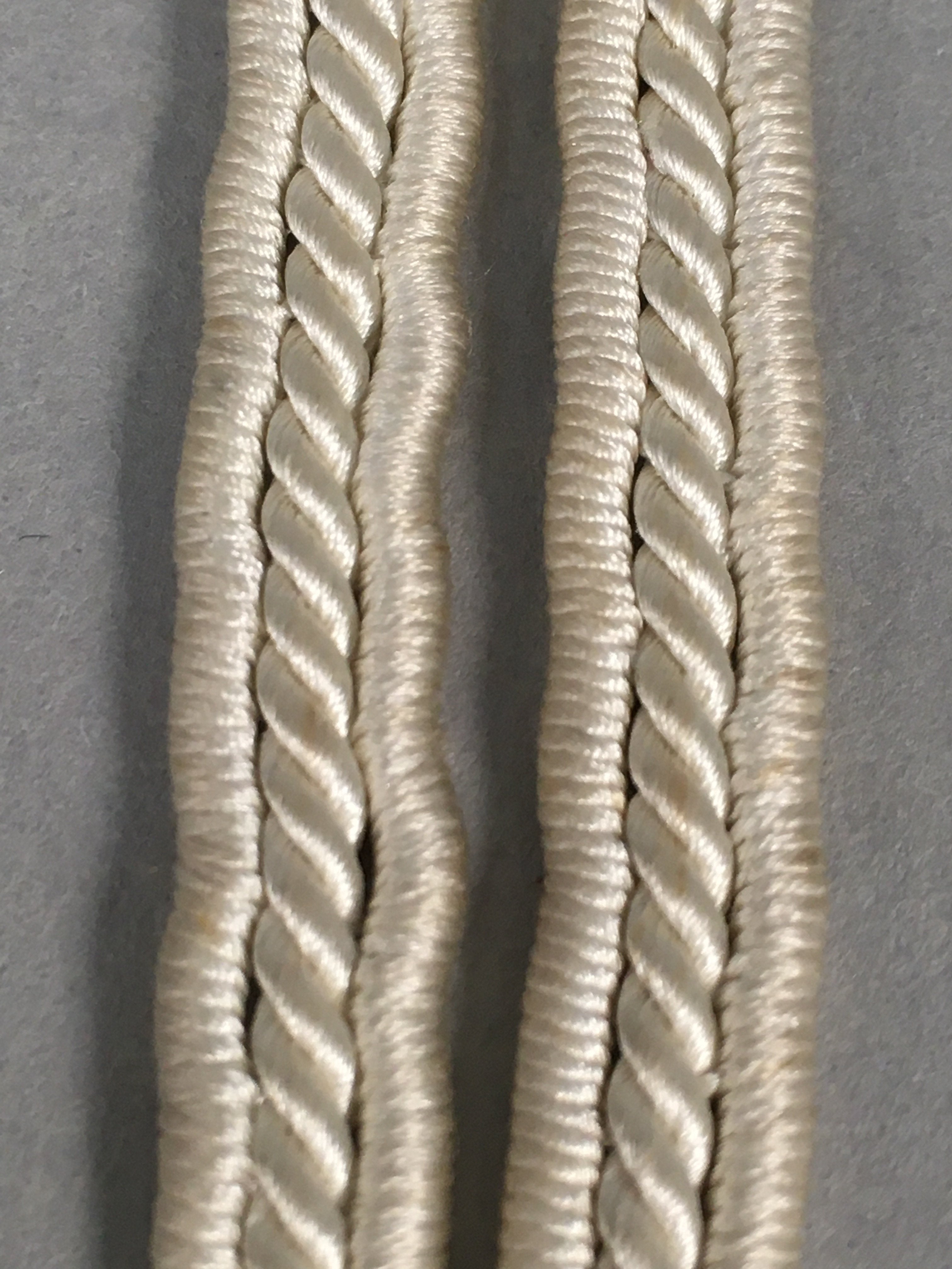 Japanese Haori-Himo Pair Kimono Accessory Silk Kumihimo Vtg 18cm Rope OJ158