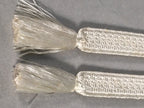 Japanese Haori-Himo Pair Kimono Accessory Silk Kumihimo Vtg 18cm Rope OJ159