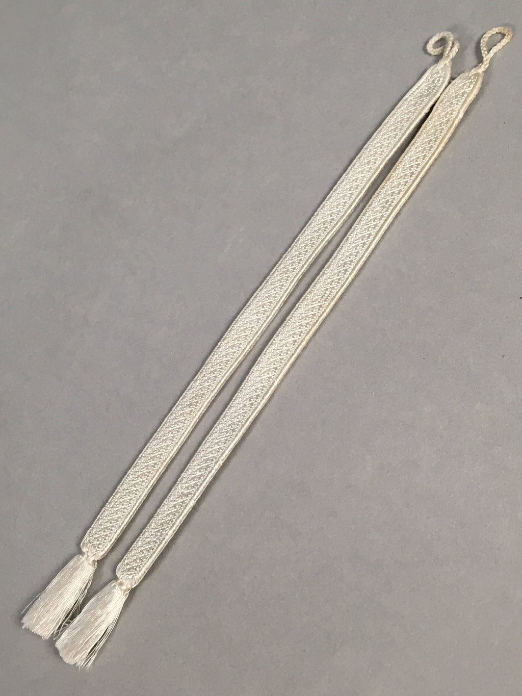 Japanese Haori-Himo Pair Kimono Accessory Silk Kumihimo Vtg 18cm Rope OJ159