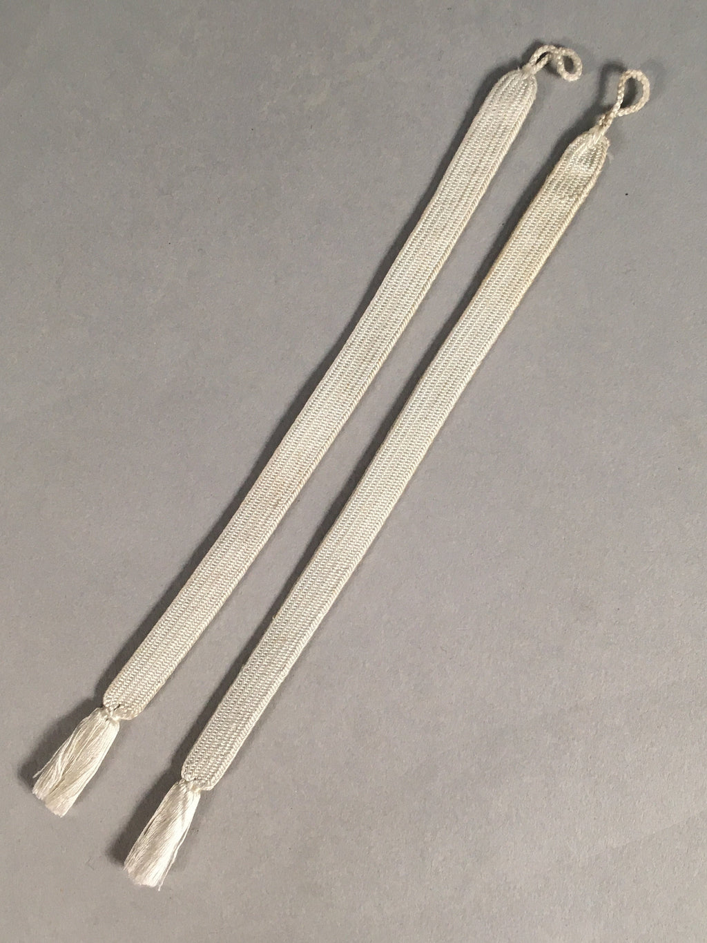 Japanese Haori-Himo Pair Kimono Accessory Silk Kumihimo Vtg 18cm Rope OJ159