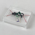 Japanese Haori Himo String Cased Metal S Hook Vtg Kimono Jacket Accessory JK489
