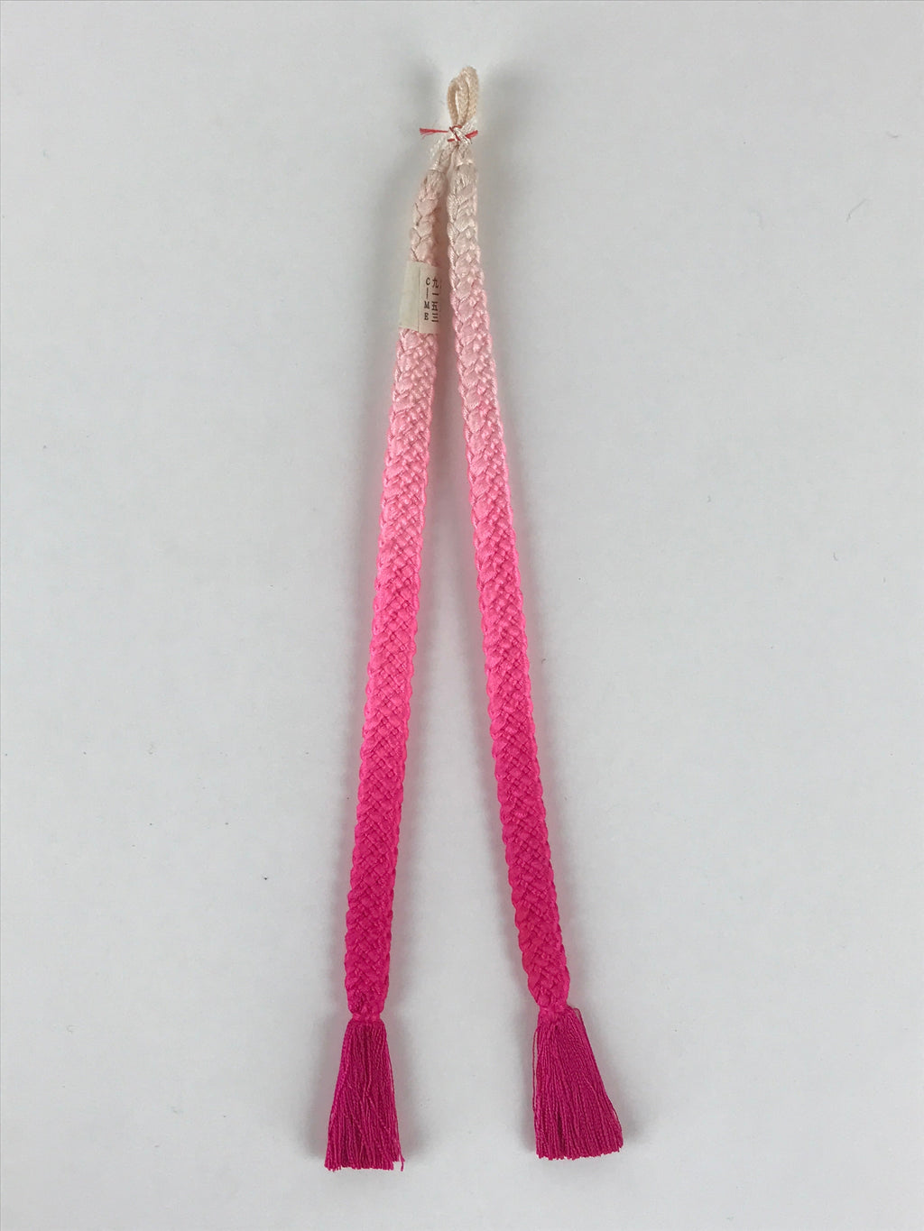 Japanese Haori Himo Ties Kimono Jacket Kimono Accessory Silk White Pink OJ187