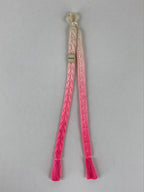 Japanese Haori Himo Ties Kimono Jacket Kimono Accessory Silk White Pink OJ188