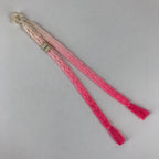 Japanese Haori Himo Ties Kimono Jacket Kimono Accessory Silk White Pink OJ188