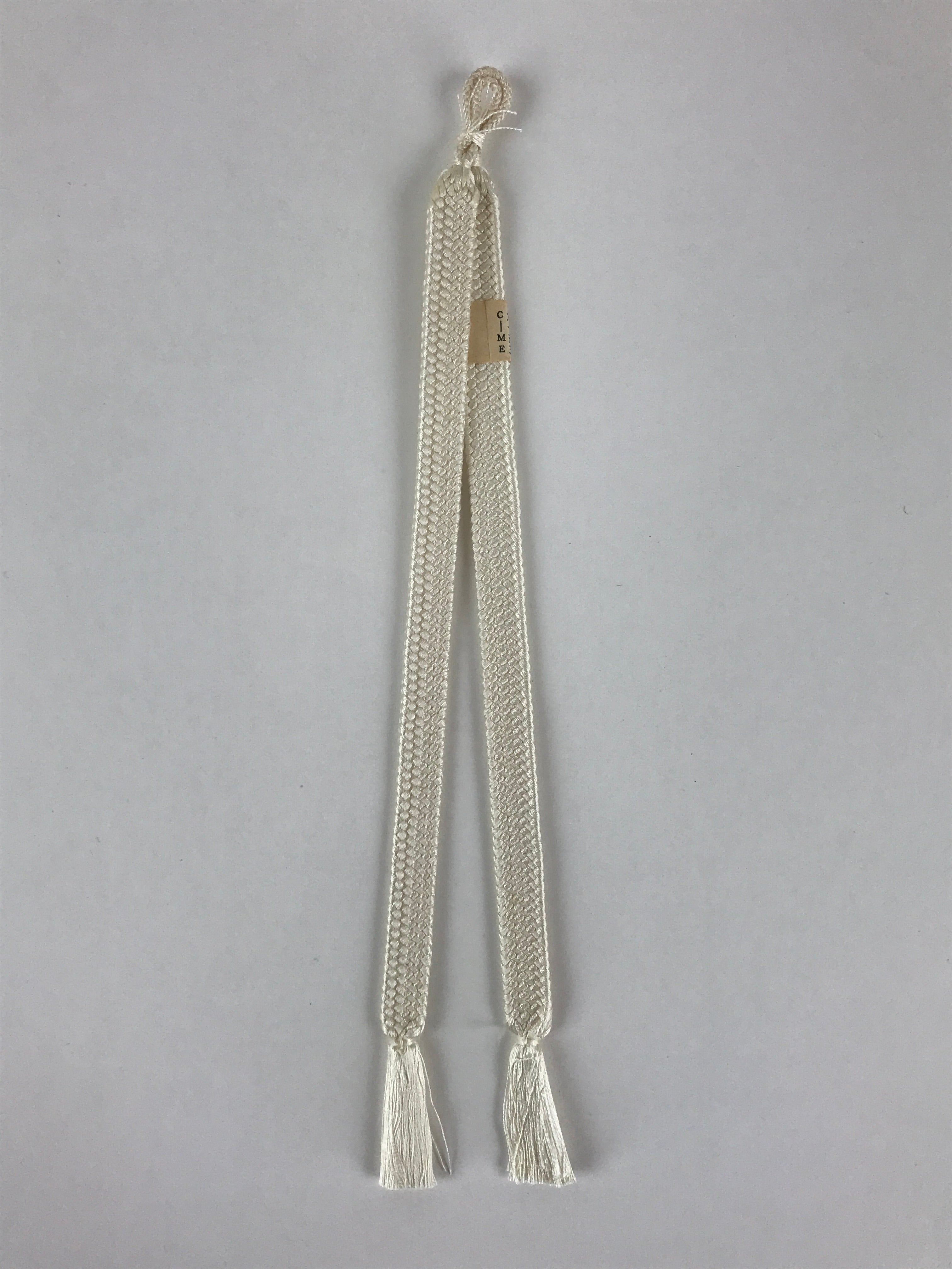 Japanese Haori Himo Ties Kimono Jacket Kimono Accessory Silk White String OJ180
