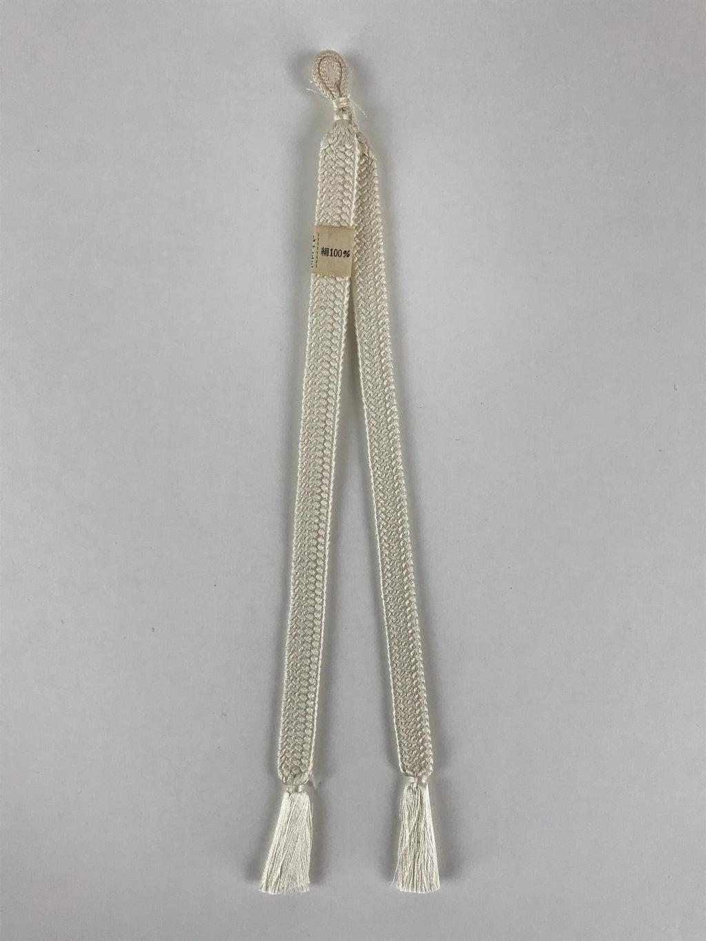 Japanese Haori Himo Ties Kimono Jacket Kimono Accessory Silk White String OJ180