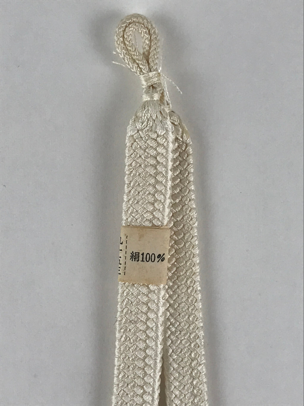 Japanese Haori Himo Ties Kimono Jacket Kimono Accessory Silk White String OJ180