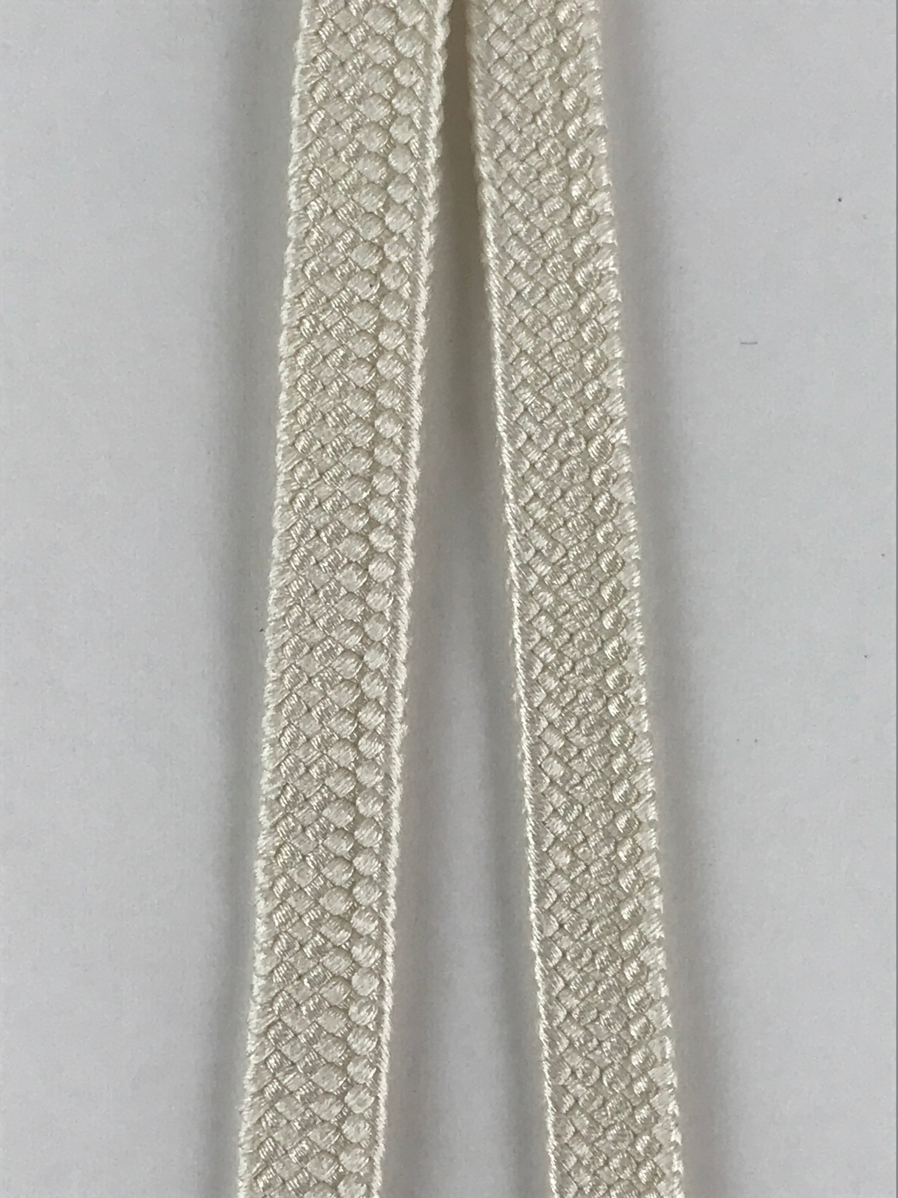 Japanese Haori Himo Ties Kimono Jacket Kimono Accessory Silk White String OJ180