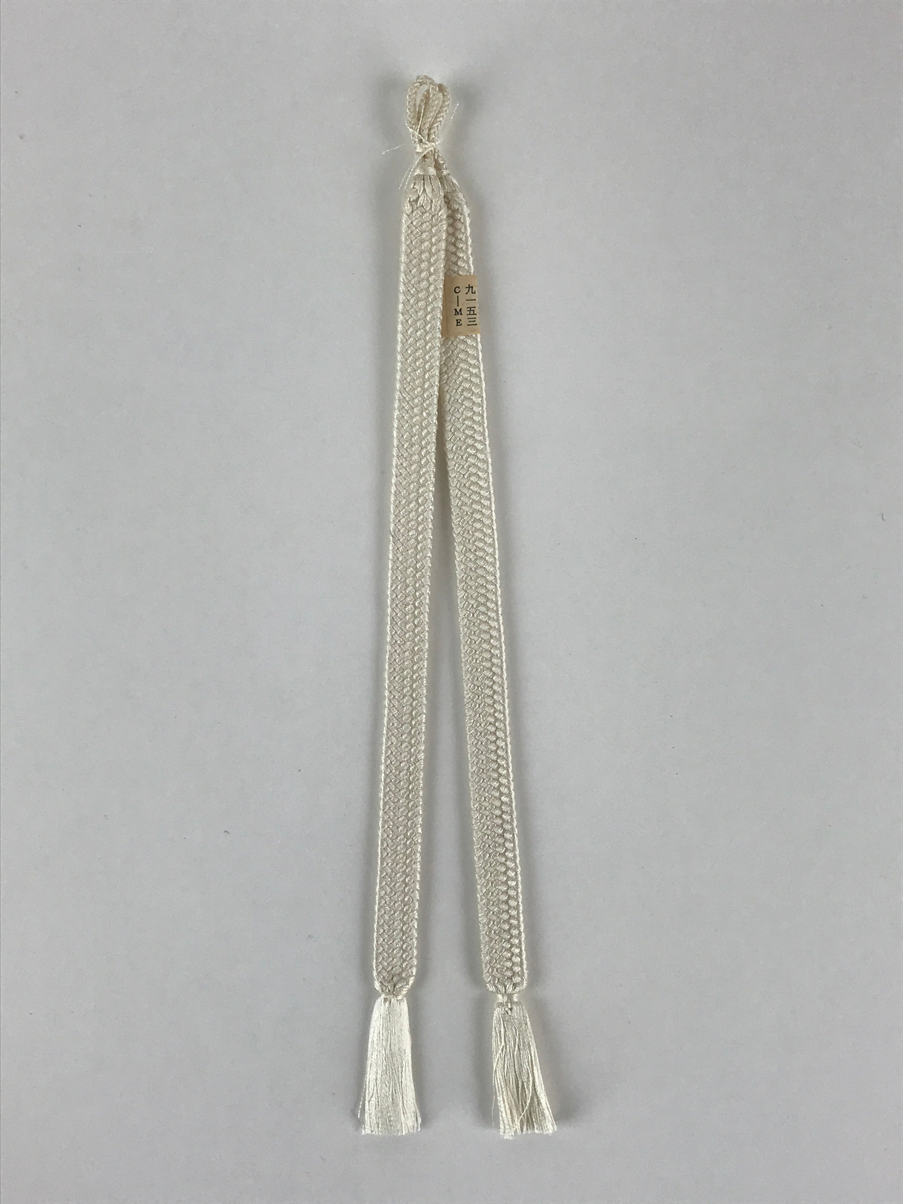 Japanese Haori Himo Ties Kimono Jacket Kimono Accessory Silk White String OJ181