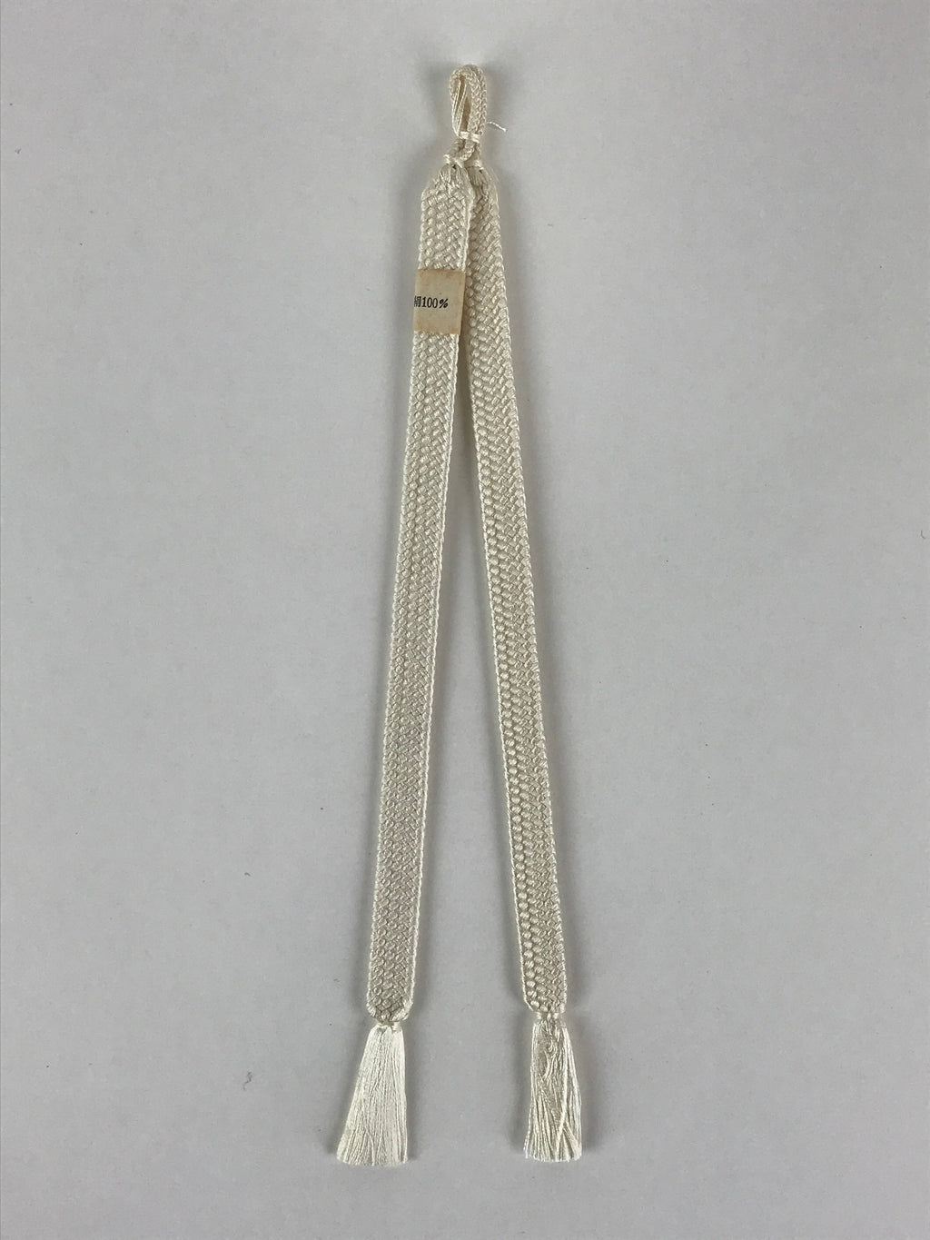 Japanese Haori Himo Ties Kimono Jacket Kimono Accessory Silk White String OJ181