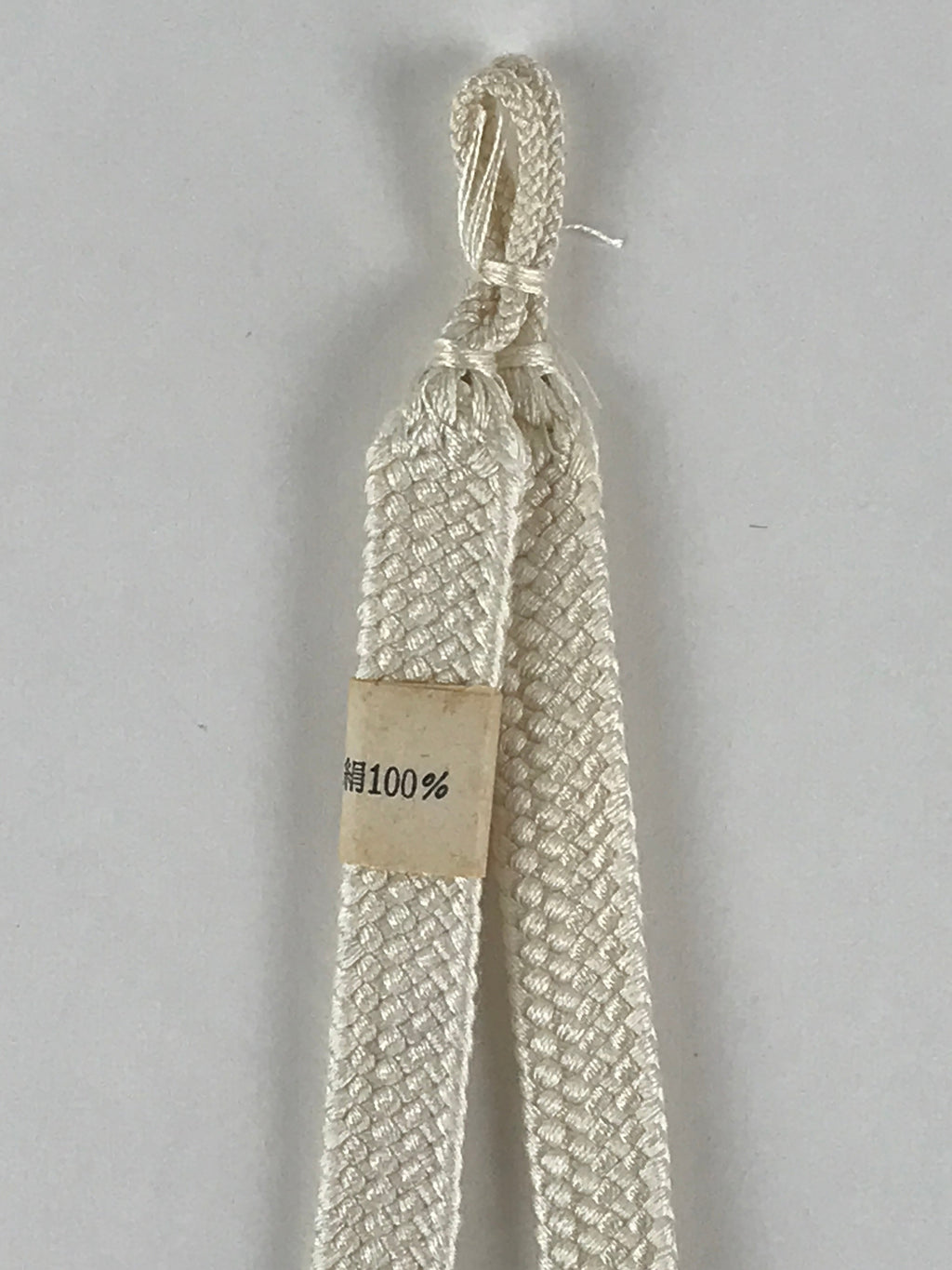 Japanese Haori Himo Ties Kimono Jacket Kimono Accessory Silk White String OJ181