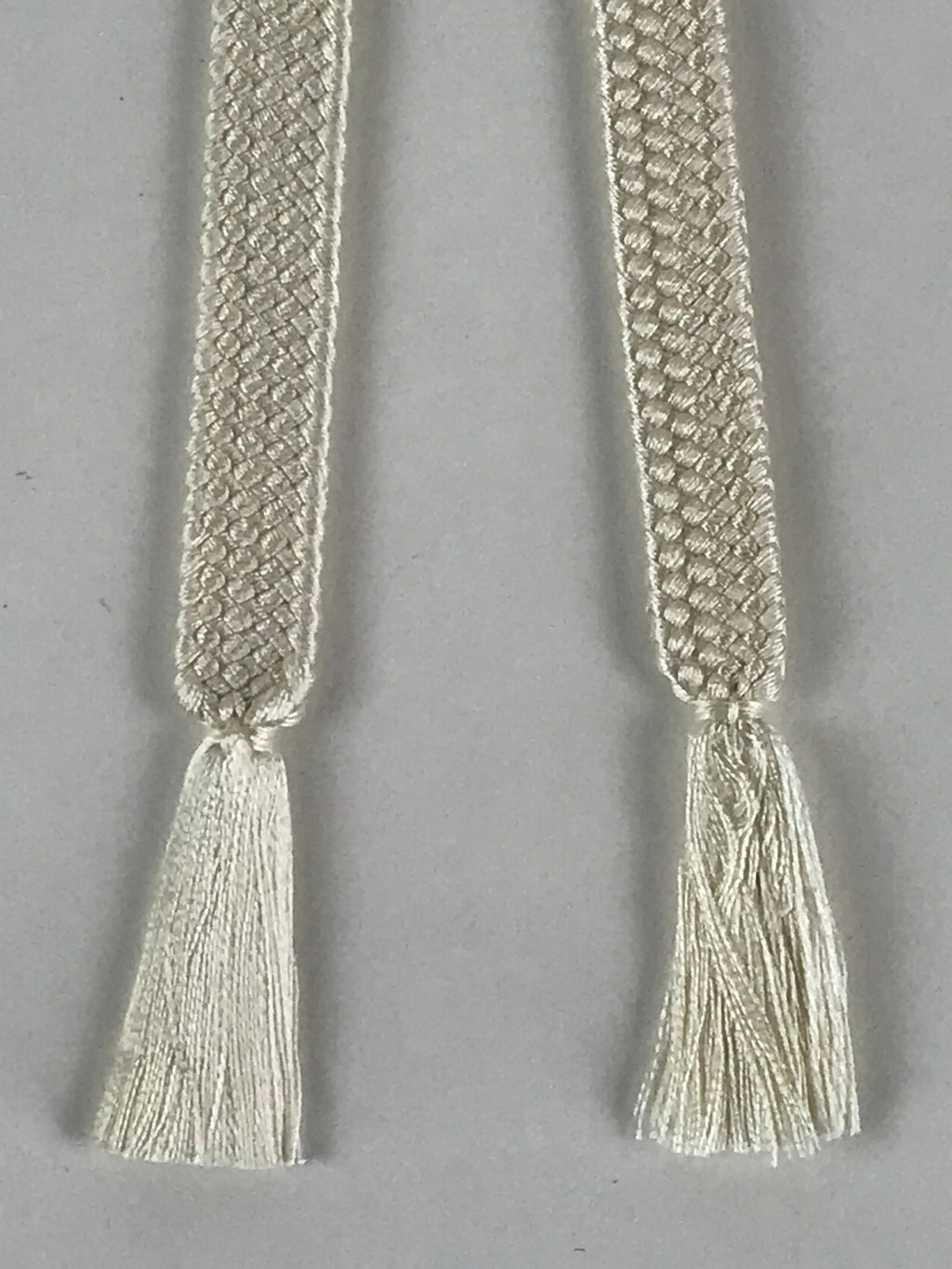 Japanese Haori Himo Ties Kimono Jacket Kimono Accessory Silk White String OJ181