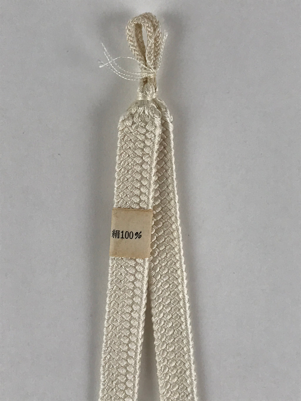 Japanese Haori Himo Ties Kimono Jacket Kimono Accessory Silk White String OJ182