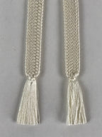 Japanese Haori Himo Ties Kimono Jacket Kimono Accessory Silk White String OJ182