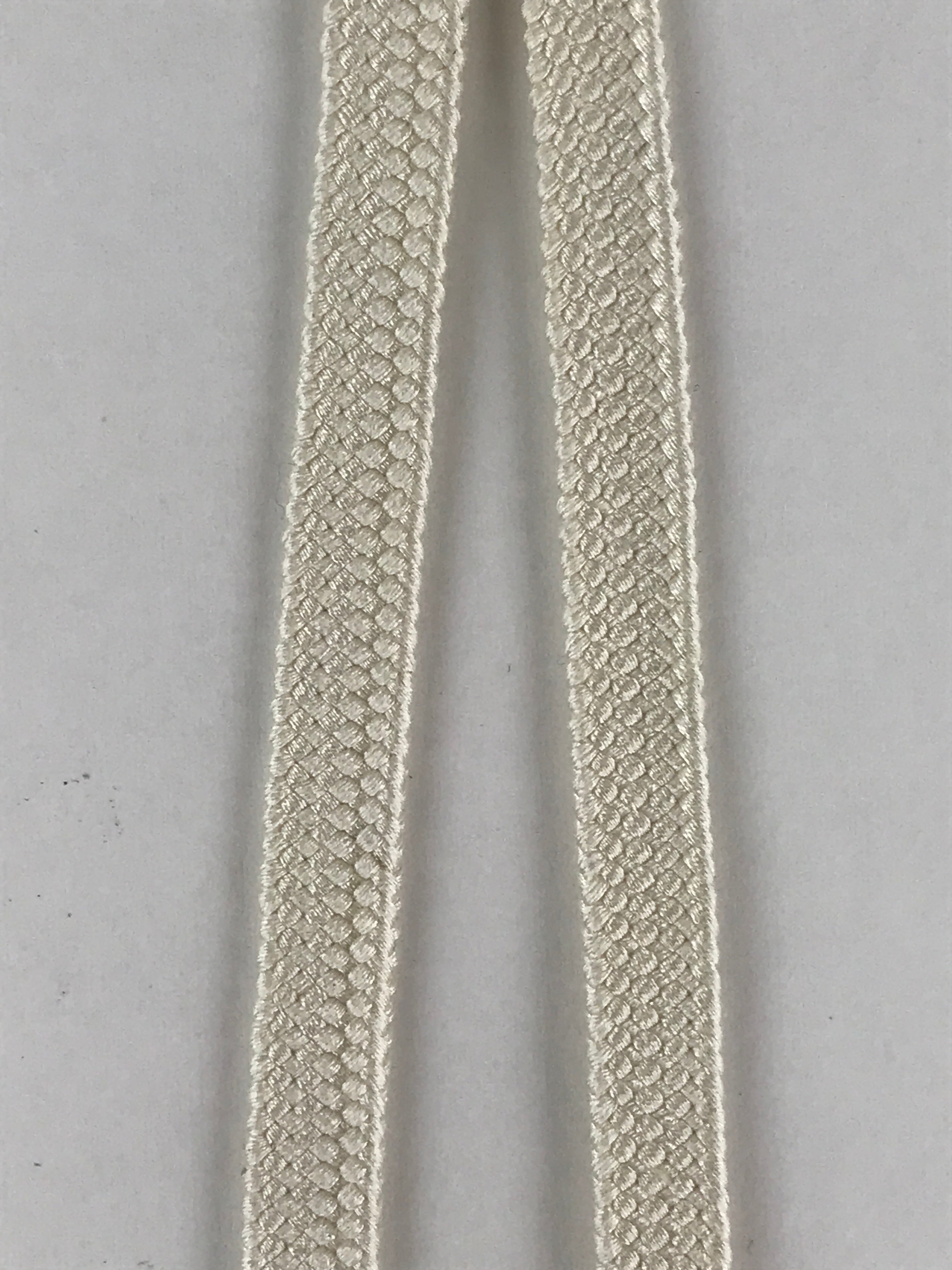 Japanese Haori Himo Ties Kimono Jacket Kimono Accessory Silk White String OJ182