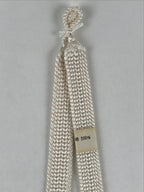 Japanese Haori Himo Ties Kimono Jacket Kimono Accessory Silk White String OJ184