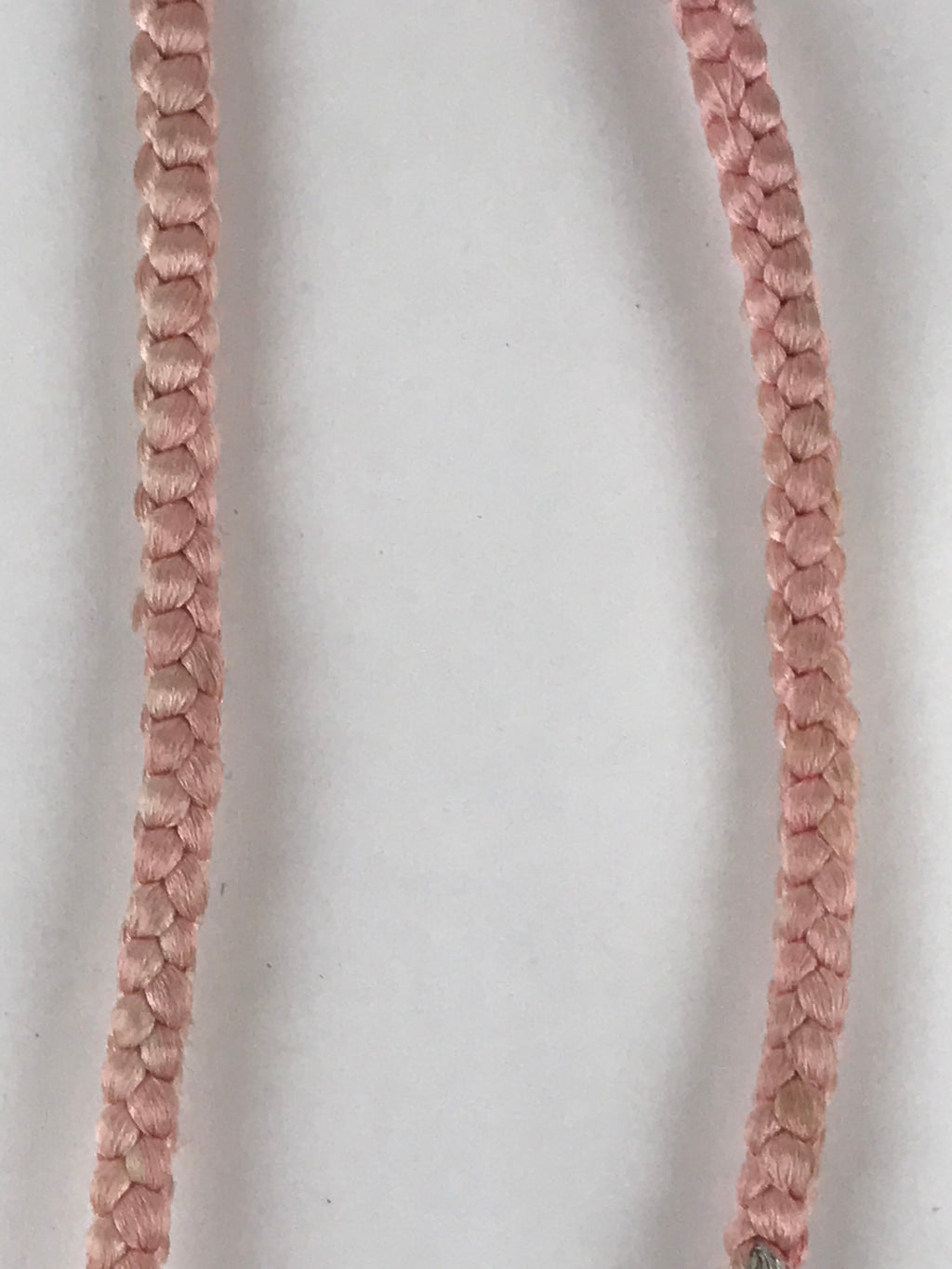 Japanese Haori Himo Ties Kimono Jacket Vtg Kimono Accessory Silk Pink Red OJ190