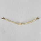Japanese Haori Himo White Carved Beads Kimono Jacket Vtg Kimono Accessory OJ191