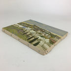 Japanese Hillside Houses Oil Painting Picture Unframed Yoshihiro Hagino FL38